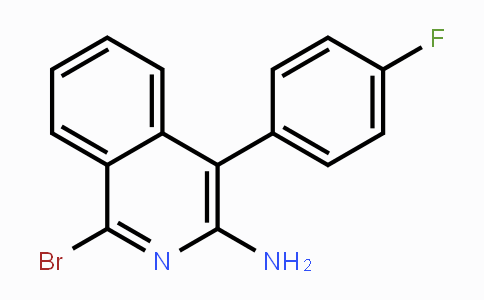 CAS No. 127999-80-8, 1-Bromo-4-(4-fluorophenyl)-3-isoquinolinylamine