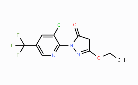 CAS No. 338420-89-6, 2-[3-Chloro-5-(trifluoromethyl)-2-pyridinyl]-5-ethoxy-2,4-dihydro-3H-pyrazol-3-one