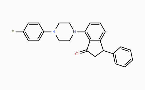 CAS No. 338420-93-2, 7-[4-(4-Fluorophenyl)piperazino]-3-phenyl-1-indanone