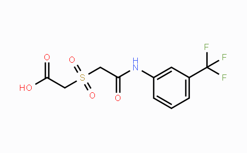 CAS No. 338421-34-4, 2-({2-Oxo-2-[3-(trifluoromethyl)anilino]ethyl}sulfonyl)acetic acid