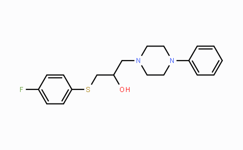 CAS No. 338421-71-9, 1-[(4-Fluorophenyl)sulfanyl]-3-(4-phenylpiperazino)-2-propanol