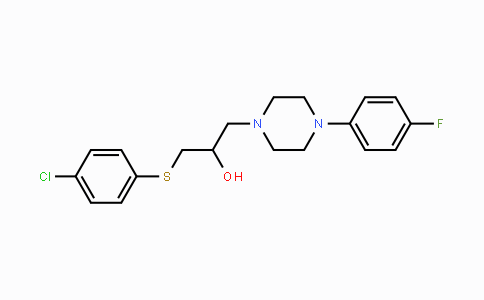 CAS No. 338421-73-1, 1-[(4-Chlorophenyl)sulfanyl]-3-[4-(4-fluorophenyl)piperazino]-2-propanol
