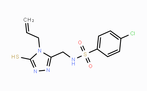 CAS No. 338421-81-1, N-[(4-Allyl-5-sulfanyl-4H-1,2,4-triazol-3-yl)methyl]-4-chlorobenzenesulfonamide