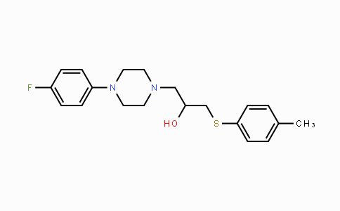 CAS No. 338421-83-3, 1-[4-(4-Fluorophenyl)piperazino]-3-[(4-methylphenyl)sulfanyl]-2-propanol