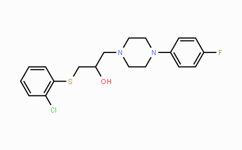 CAS No. 338422-02-9, 1-[(2-Chlorophenyl)sulfanyl]-3-[4-(4-fluorophenyl)piperazino]-2-propanol