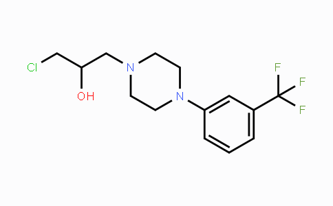 CAS No. 578742-26-4, 1-Chloro-3-{4-[3-(trifluoromethyl)phenyl]piperazino}-2-propanol