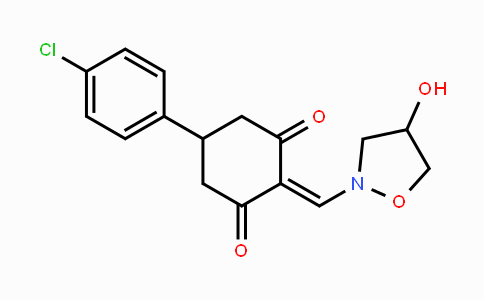 CAS No. 338422-55-2, 5-(4-Chlorophenyl)-2-{[4-hydroxydihydro-2(3H)-isoxazolyl]methylene}-1,3-cyclohexanedione