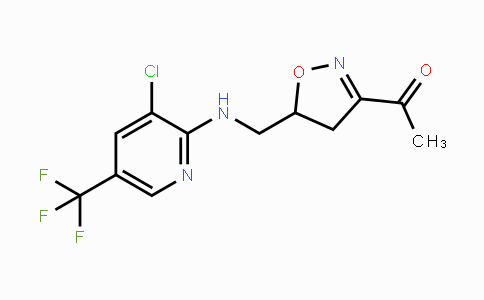 CAS No. 338422-57-4, 1-[5-({[3-Chloro-5-(trifluoromethyl)-2-pyridinyl]amino}methyl)-4,5-dihydro-3-isoxazolyl]-1-ethanone