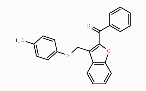 CAS No. 338423-82-8, (3-{[(4-Methylphenyl)sulfanyl]methyl}-1-benzofuran-2-yl)(phenyl)methanone