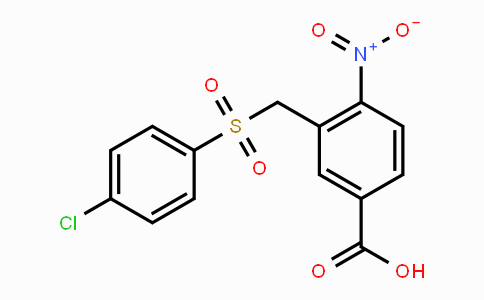 CAS No. 339276-54-9, 3-{[(4-Chlorophenyl)sulfonyl]methyl}-4-nitrobenzenecarboxylic acid