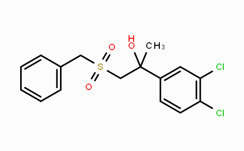 CAS No. 339276-78-7, 1-(Benzylsulfonyl)-2-(3,4-dichlorophenyl)-2-propanol