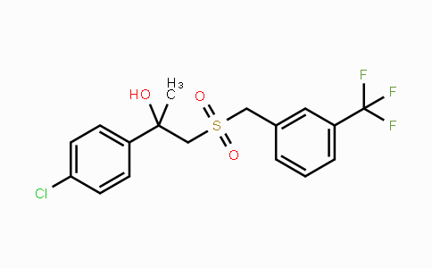 CAS No. 339276-81-2, 2-(4-Chlorophenyl)-1-{[3-(trifluoromethyl)benzyl]sulfonyl}-2-propanol