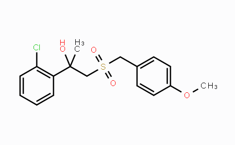 CAS No. 339276-84-5, 2-(2-Chlorophenyl)-1-[(4-methoxybenzyl)sulfonyl]-2-propanol