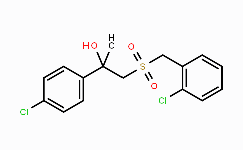 CAS No. 339276-90-3, 1-[(2-Chlorobenzyl)sulfonyl]-2-(4-chlorophenyl)-2-propanol