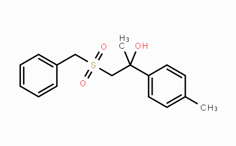 CAS No. 339276-91-4, 1-(Benzylsulfonyl)-2-(4-methylphenyl)-2-propanol