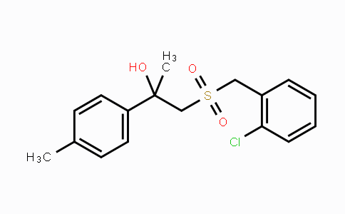 CAS No. 339276-92-5, 1-[(2-Chlorobenzyl)sulfonyl]-2-(4-methylphenyl)-2-propanol