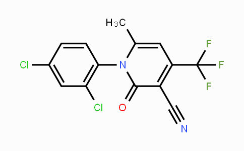 CAS No. 339276-98-1, 1-(2,4-Dichlorophenyl)-6-methyl-2-oxo-4-(trifluoromethyl)-1,2-dihydro-3-pyridinecarbonitrile