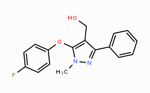 CAS No. 318247-67-5, [5-(4-Fluorophenoxy)-1-methyl-3-phenyl-1H-pyrazol-4-yl]methanol