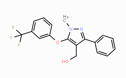 CAS No. 318247-68-6, {1-Methyl-3-phenyl-5-[3-(trifluoromethyl)phenoxy]-1H-pyrazol-4-yl}methanol