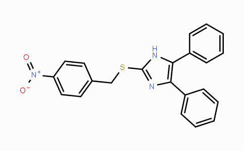 CAS No. 328281-63-6, 2-[(4-Nitrobenzyl)sulfanyl]-4,5-diphenyl-1H-imidazole