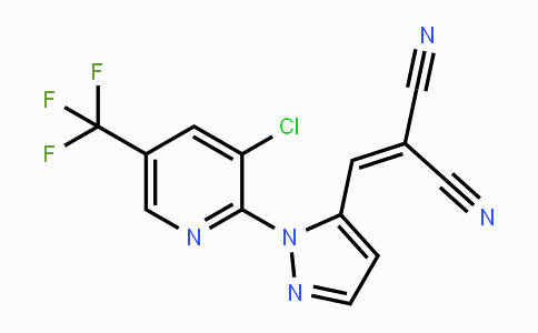 CAS No. 318248-55-4, 2-({1-[3-Chloro-5-(trifluoromethyl)-2-pyridinyl]-1H-pyrazol-5-yl}methylene)malononitrile