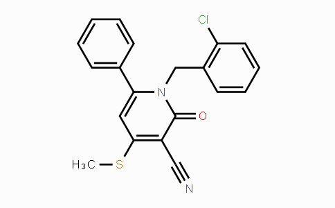 CAS No. 478043-00-4, 1-(2-Chlorobenzyl)-4-(methylsulfanyl)-2-oxo-6-phenyl-1,2-dihydro-3-pyridinecarbonitrile