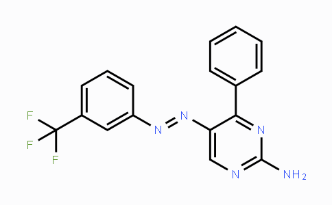 CAS No. 339279-75-3, 4-Phenyl-5-{2-[3-(trifluoromethyl)phenyl]diazenyl}-2-pyrimidinamine