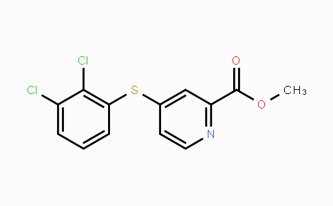 CAS No. 338748-09-7, Methyl 4-[(2,3-dichlorophenyl)sulfanyl]-2-pyridinecarboxylate