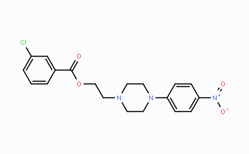 CAS No. 338748-60-0, 2-[4-(4-Nitrophenyl)piperazino]ethyl 3-chlorobenzenecarboxylate