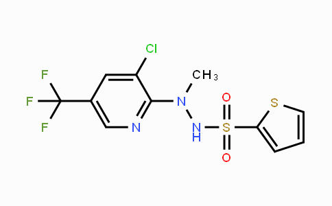 CAS No. 400082-51-1, N'-[3-Chloro-5-(trifluoromethyl)-2-pyridinyl]-N'-methyl-2-thiophenesulfonohydrazide