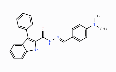 CAS No. 338748-83-7, N'-{[4-(Dimethylamino)phenyl]methylene}-3-phenyl-1H-indole-2-carbohydrazide