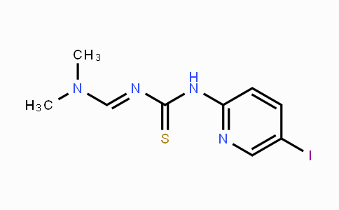 CAS No. 338748-97-3, N-[(Dimethylamino)methylene]-N'-(5-iodo-2-pyridinyl)thiourea