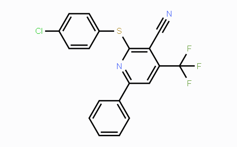 MC118302 | 338749-42-1 | 2-[(4-Chlorophenyl)sulfanyl]-6-phenyl-4-(trifluoromethyl)nicotinonitrile