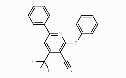 CAS No. 338749-48-7, 6-Phenyl-2-(phenylsulfanyl)-4-(trifluoromethyl)nicotinonitrile