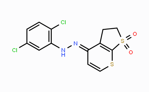 CAS No. 338749-53-4, 2,3-Dihydro-1lambda~6~-thieno[2,3-b]thiopyran-1,1,4-trione 4-[N-(2,5-dichlorophenyl)hydrazone]
