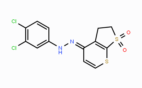 CAS No. 338749-60-3, 2,3-Dihydro-1lambda~6~-thieno[2,3-b]thiopyran-1,1,4-trione 4-[N-(3,4-dichlorophenyl)hydrazone]