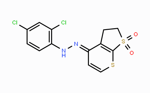 CAS No. 478043-40-2, 2,3-Dihydro-1lambda~6~-thieno[2,3-b]thiopyran-1,1,4-trione 4-[N-(2,4-dichlorophenyl)hydrazone]