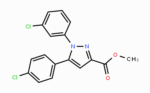 CAS No. 318256-12-1, Methyl 1-(3-chlorophenyl)-5-(4-chlorophenyl)-1H-pyrazole-3-carboxylate