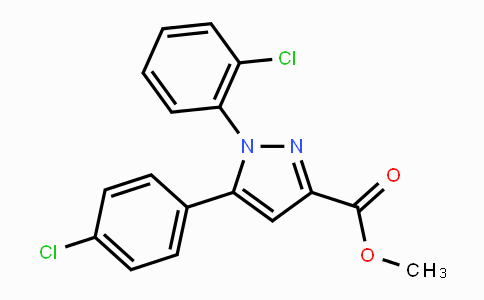 CAS No. 318256-13-2, Methyl 1-(2-chlorophenyl)-5-(4-chlorophenyl)-1H-pyrazole-3-carboxylate