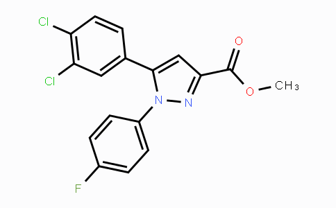 CAS No. 318256-22-3, Methyl 5-(3,4-dichlorophenyl)-1-(4-fluorophenyl)-1H-pyrazole-3-carboxylate