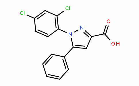 CAS No. 477712-39-3, 1-(2,4-Dichlorophenyl)-5-phenyl-1H-pyrazole-3-carboxylic acid