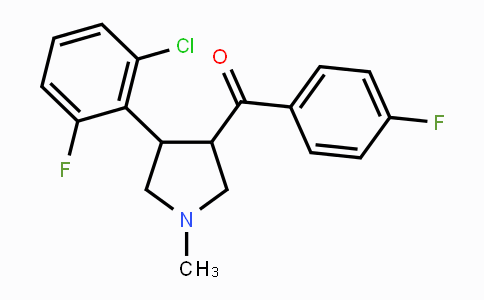 CAS No. 478043-70-8, [4-(2-Chloro-6-fluorophenyl)-1-methyltetrahydro-1H-pyrrol-3-yl](4-fluorophenyl)methanone