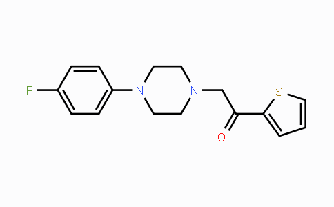 CAS No. 478043-79-7, 2-[4-(4-Fluorophenyl)piperazino]-1-(2-thienyl)-1-ethanone