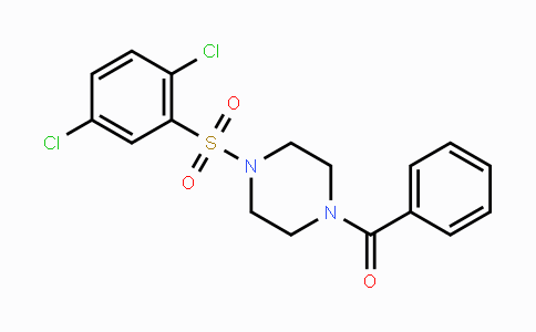CAS No. 446277-99-2, {4-[(2,5-Dichlorophenyl)sulfonyl]piperazino}(phenyl)methanone