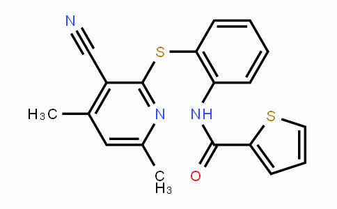 CAS No. 478045-70-4, N-{2-[(3-Cyano-4,6-dimethyl-2-pyridinyl)sulfanyl]phenyl}-2-thiophenecarboxamide