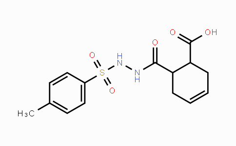 CAS No. 239809-40-6, 6-({2-[(4-Methylphenyl)sulfonyl]hydrazino}carbonyl)-3-cyclohexene-1-carboxylic acid