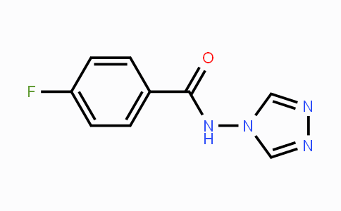 CAS No. 331434-05-0, 4-Fluoro-N-(4H-1,2,4-triazol-4-yl)benzenecarboxamide