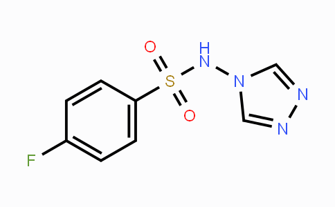 CAS No. 330468-68-3, 4-Fluoro-N-(4H-1,2,4-triazol-4-yl)benzenesulfonamide