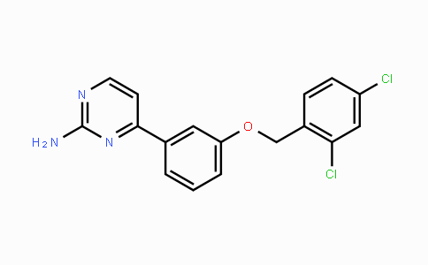 CAS No. 478046-35-4, 4-{3-[(2,4-Dichlorobenzyl)oxy]phenyl}-2-pyrimidinamine