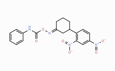 CAS No. 478046-40-1, 1-(3-{[(Anilinocarbonyl)oxy]imino}cyclohexyl)-2,4-dinitrobenzene